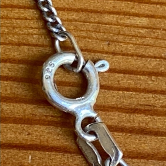 Stamped Quote 925 Silver Bar Necklace - Picture 10 of 10